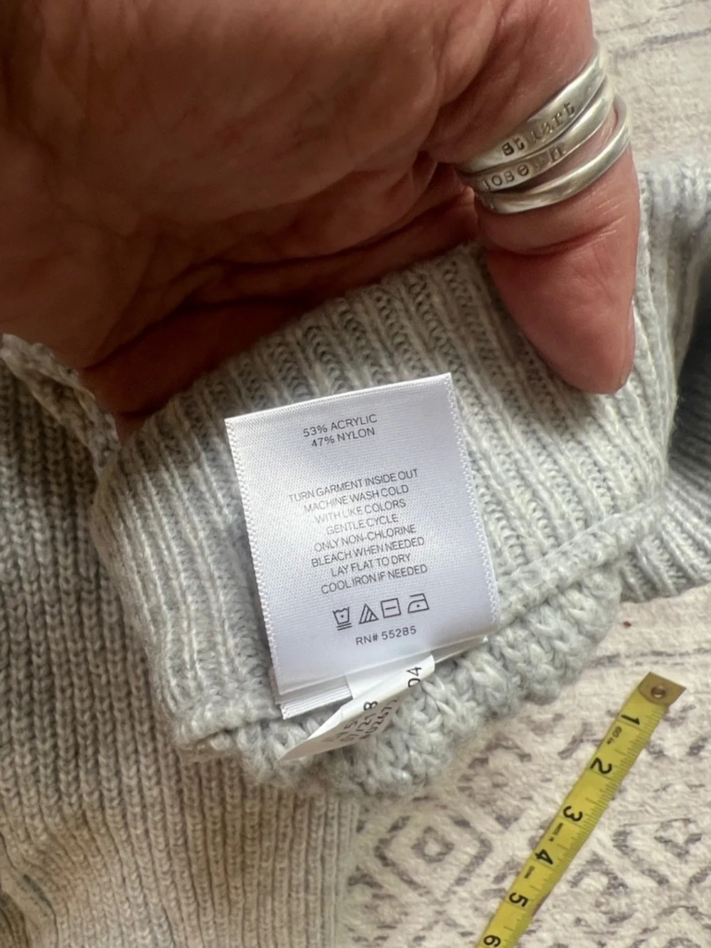 Express Light Gray Knit Joggers - Picture 5 of 8